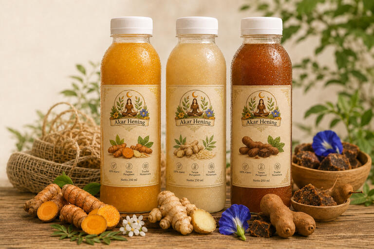 Jamu Kunir Asem, Beras Kencur, Gula Asem